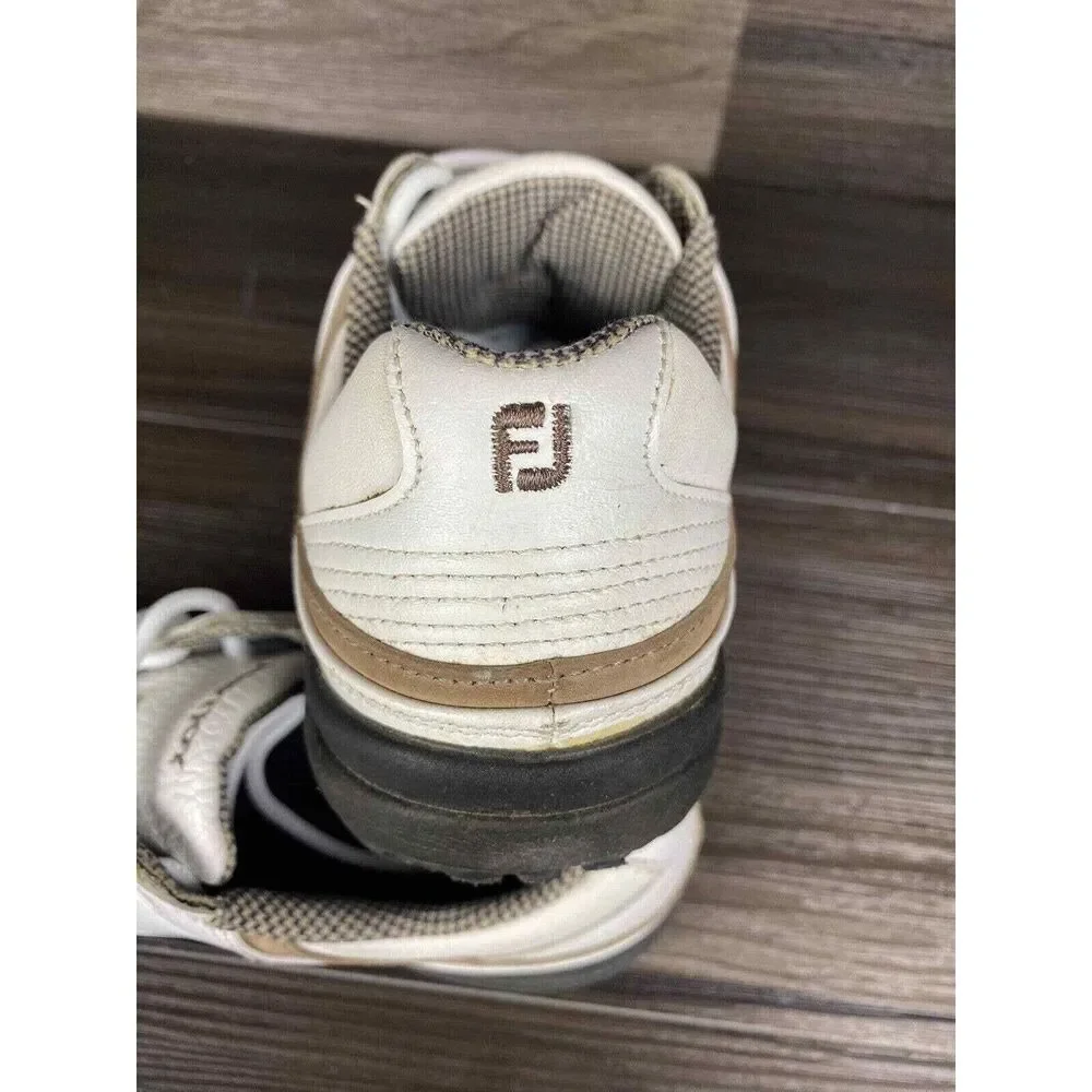 FootJoy Golf Shoes Women's Size‎ White/Beige 98315 7.5 Narrow